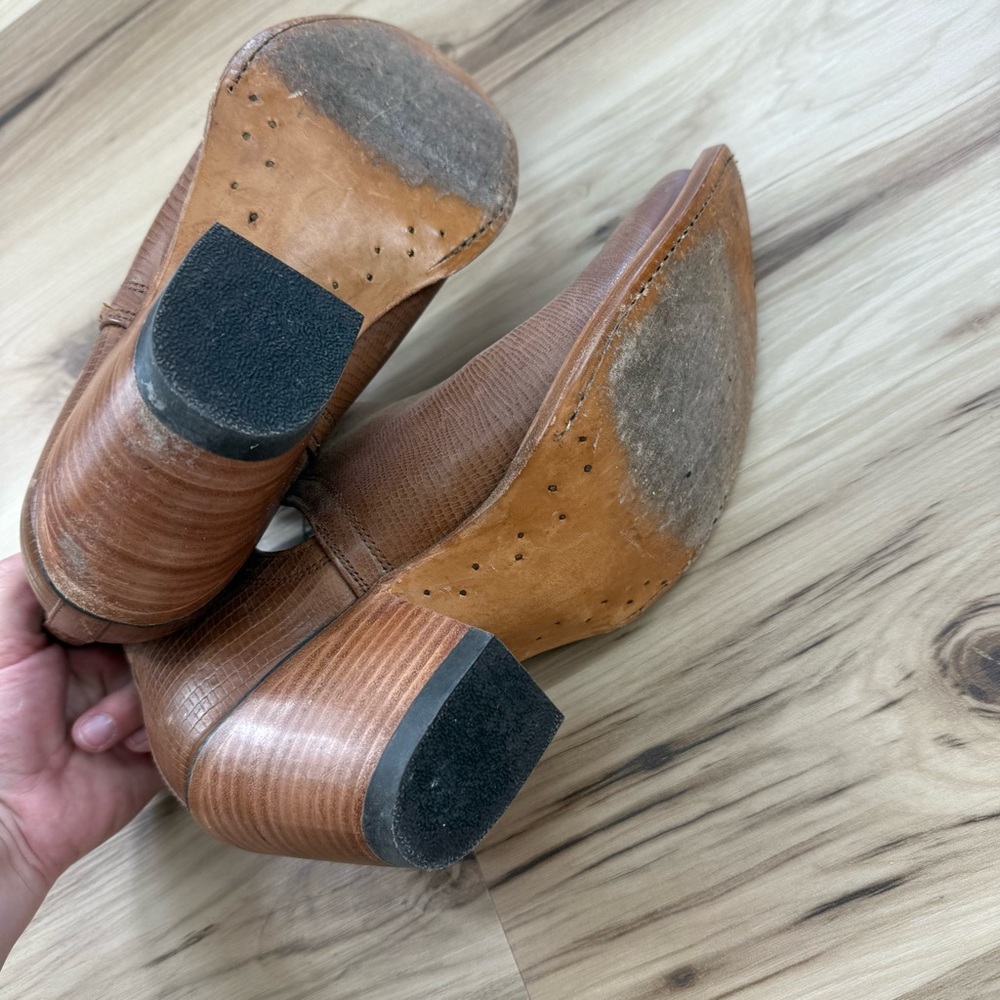 Ariat Brown Textured Dixon Ankle Boots - Picture 6 of 11